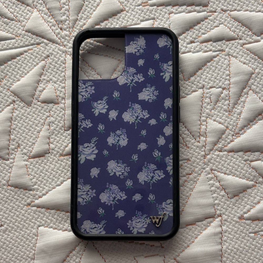 Floral Blue Phone Case (iPhone 14)